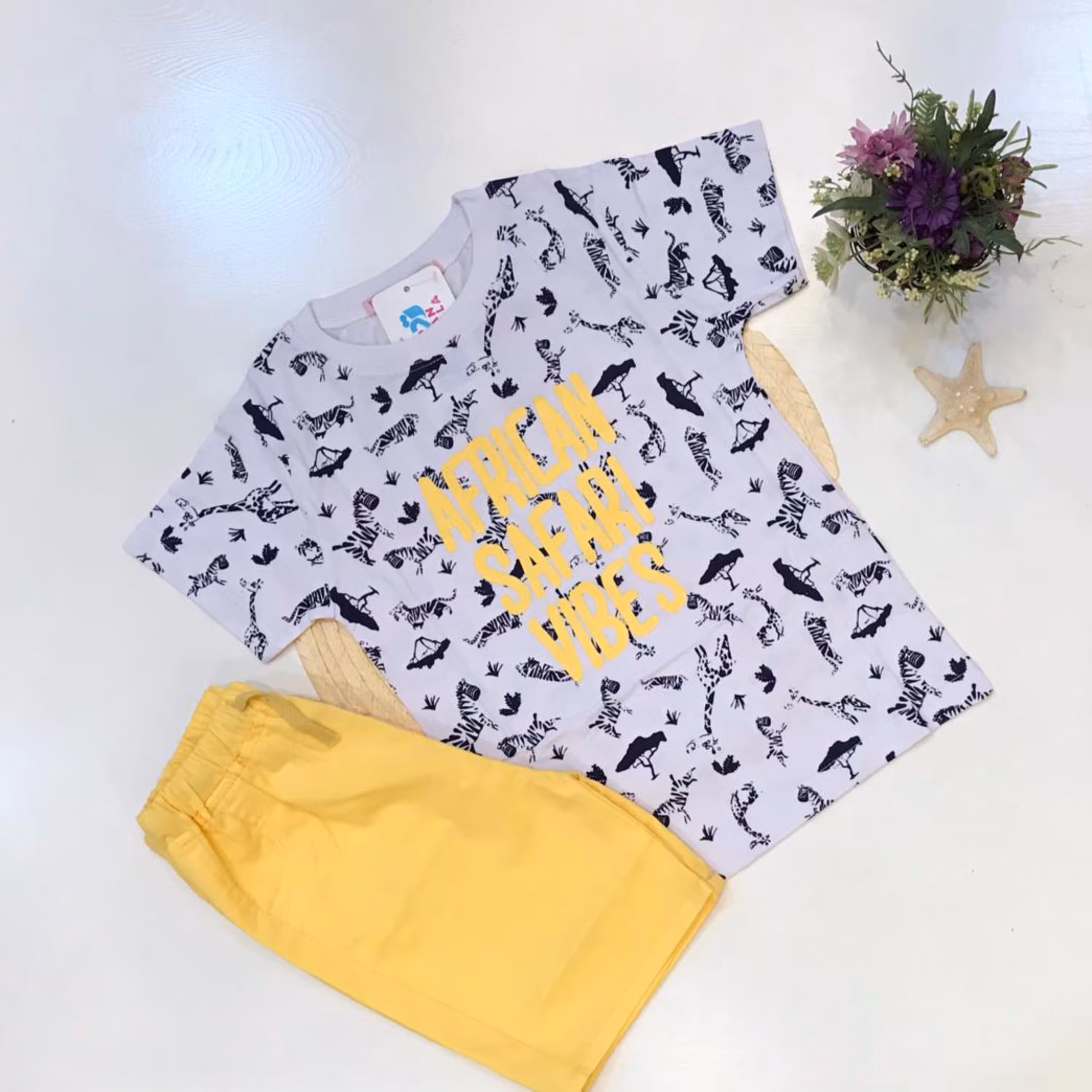 ست تیشرت و شلوارک پسرانه