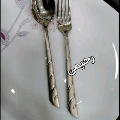 سرویس قاشق و چنگال 24 نفره 144 پارچه یونیک مدل پرچمی ضخیم