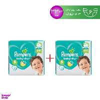 پوشک بچه پمپرز (Pampers) سری Baby Dry سایز شش 33 عددی مجموعه 2 عددی