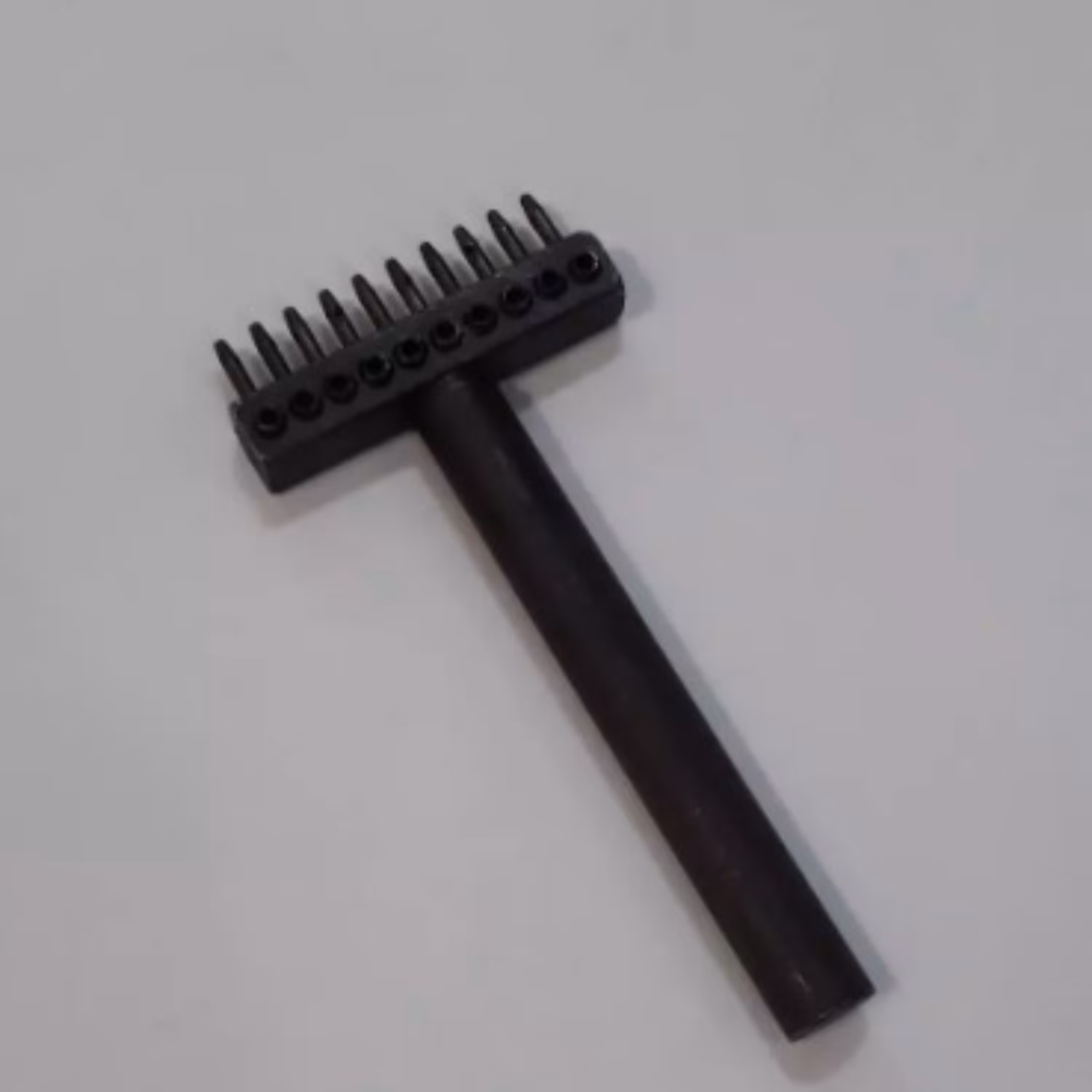 سمبه چرم دوزی 10 سر سایز 1 میلی متر - قابلیت اتصال به اهرم دکمه زن