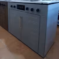 اجاق گاز MDF صفحه شیشه ای نشکن   گاز 5شعله ام دی اف