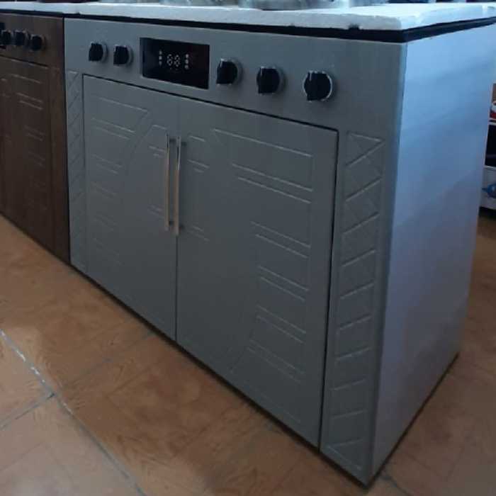 اجاق گاز MDF صفحه شیشه ای نشکن   گاز 5شعله ام دی اف