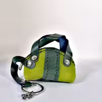 جا هندزفری وجاکلیدی مهرگل، چرمی ودستدوز 