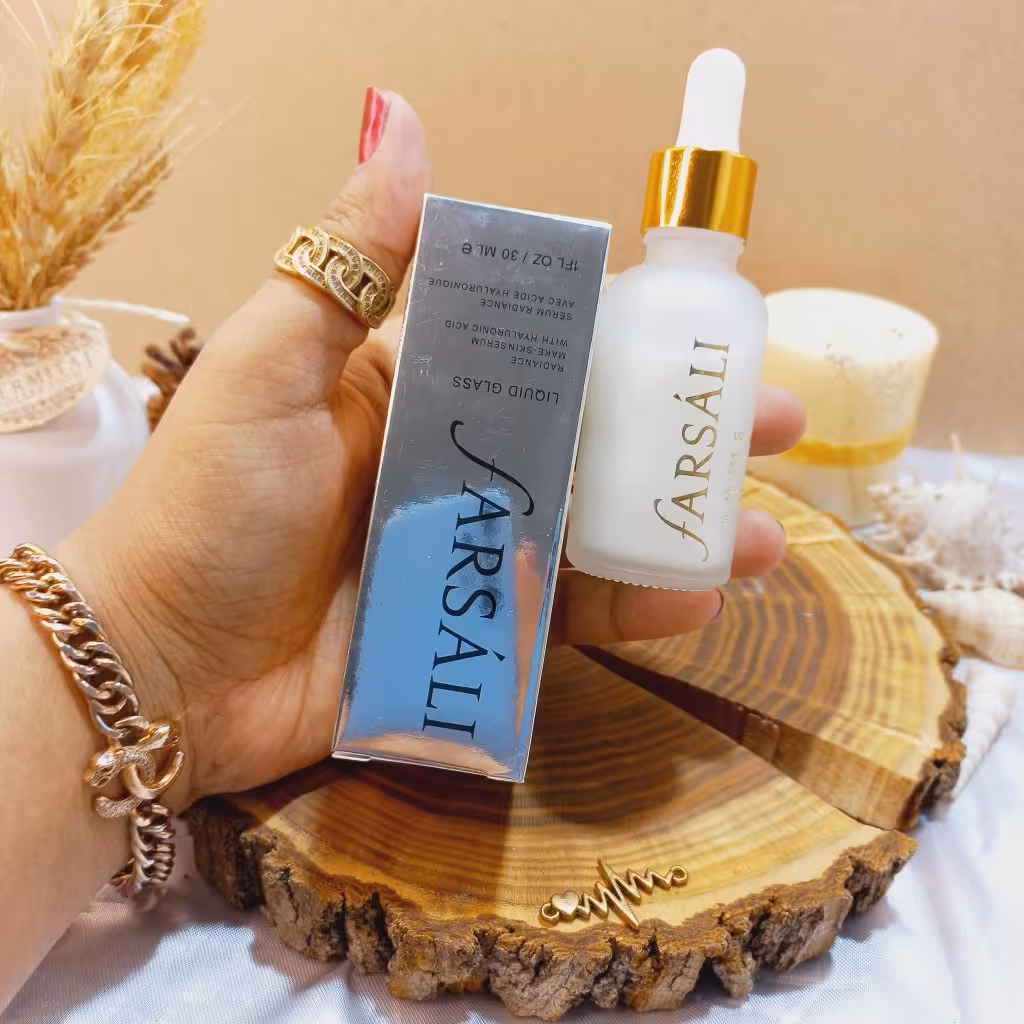 سرم و پرایمر فارسالی سفید مدل Liquid glass