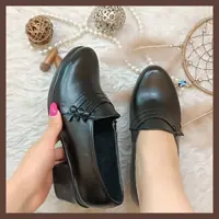 کفش طبی پاشنه دار طبی زنانه مجلسی اداری رسمی مدل چرمینه قالب استاندارد  محصول تکوتوک مشهد