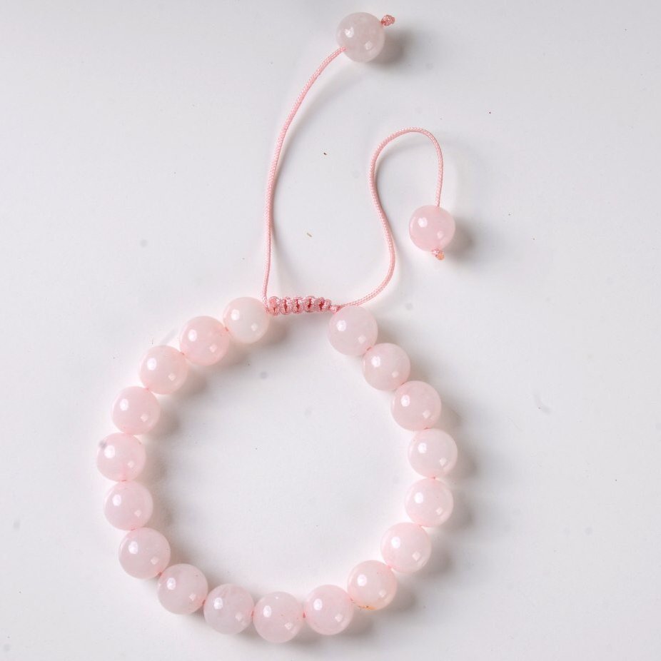 دستبند رز کوارتز