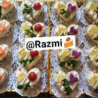 کیک مرغ لقمه ای پک 10تایی