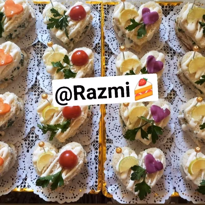 کیک مرغ لقمه ای پک 10تایی