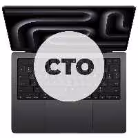 مک بوک پرو 14 اینچ M4 Pro کاستوم پردازنده 12core – 16core حافظه رم 24 گیگابایت ظرفیت 2 ترابایت SSD مشکی Z1FE000M3 - Hiapple.ir