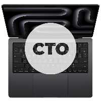 مک بوک پرو 14 اینچ M4 Pro کاستوم پردازنده 12core – 16core حافظه رم 24 گیگابایت ظرفیت 2 ترابایت SSD مشکی Z1FE000M3 - Hiappleir