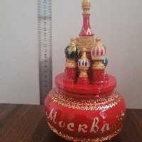 کلیسای سن باسیل مسکو موزیکال - وارداتی از روسیه رنگ و طرح در تصویر 