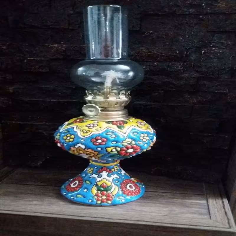 چراغ گرد سوز  میناکاری