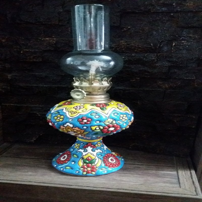 چراغ گرد سوز  میناکاری