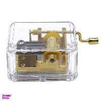 جعبه موزیکال طرح شیشه ای مدل Golden Glass