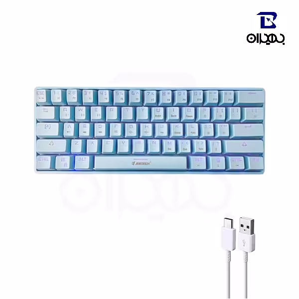 مینی کیبورد بی سیم مکانیکال جرتک مدل JK530