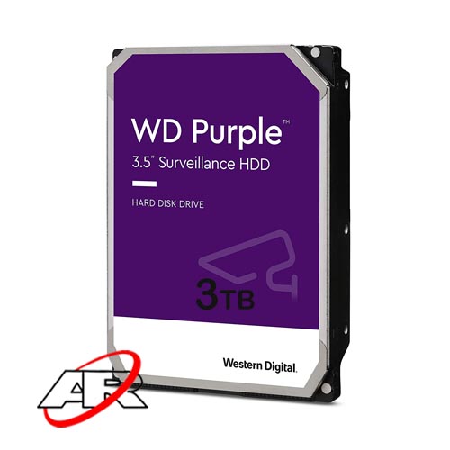 هارد دیسک اینترنال وسترن دیجیتال مدل Purple 3TB WD30PURZ