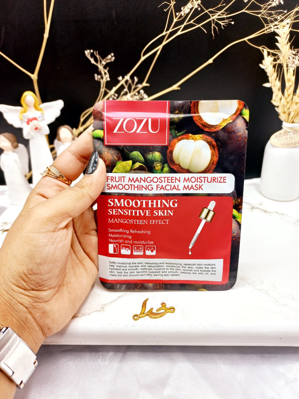 ماسک ورقه ای عصاره منگوستین برند زوزو ZOZU کد 18326