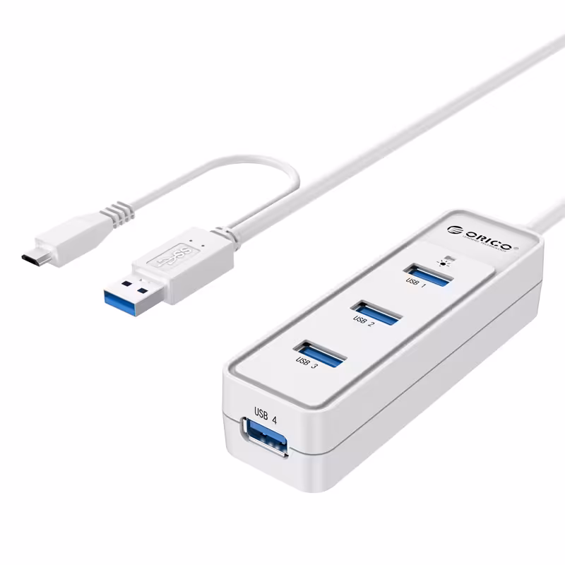 هاب یو اس بی 4 پورت اوریکو مدل دبیلیو 5 پی اچ 4