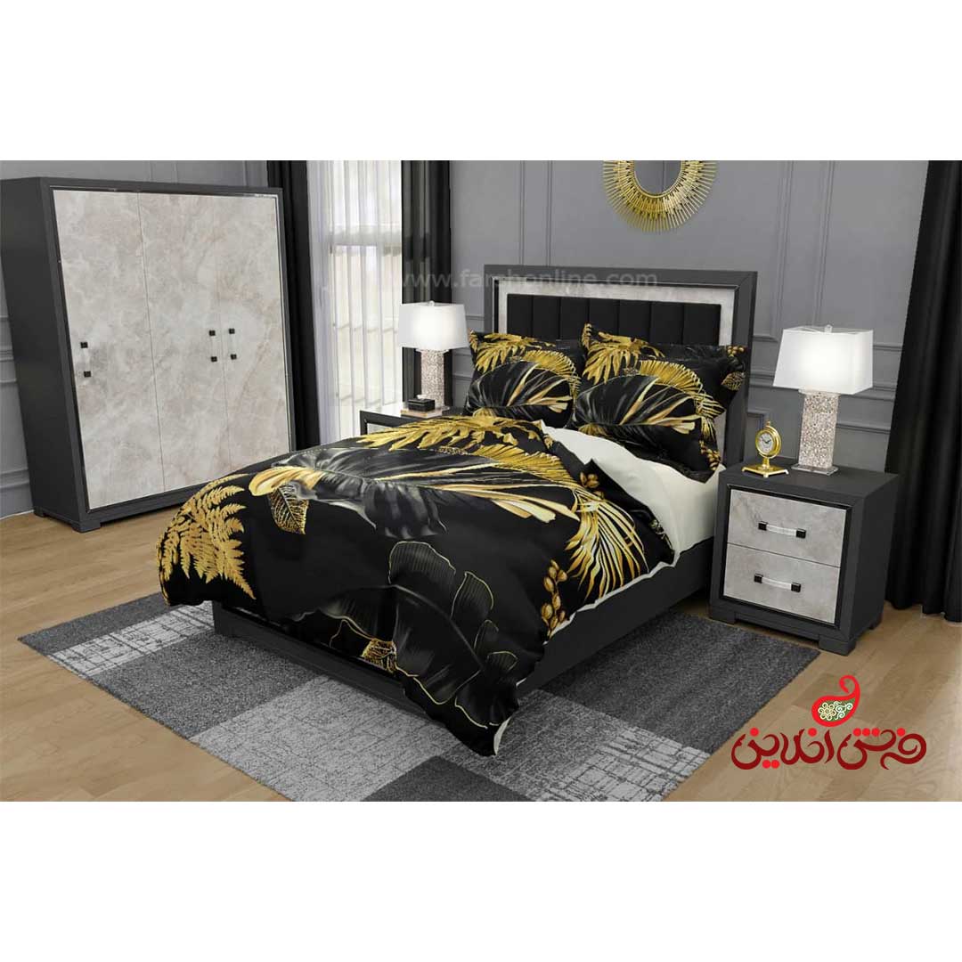 روتختی سه بعدی برگ طلایی کد 3217