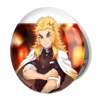 آینه جیبی خندالو طرح کیوجورو رنگوکو انیمه شیطان کش مدل تاشو کد 10098