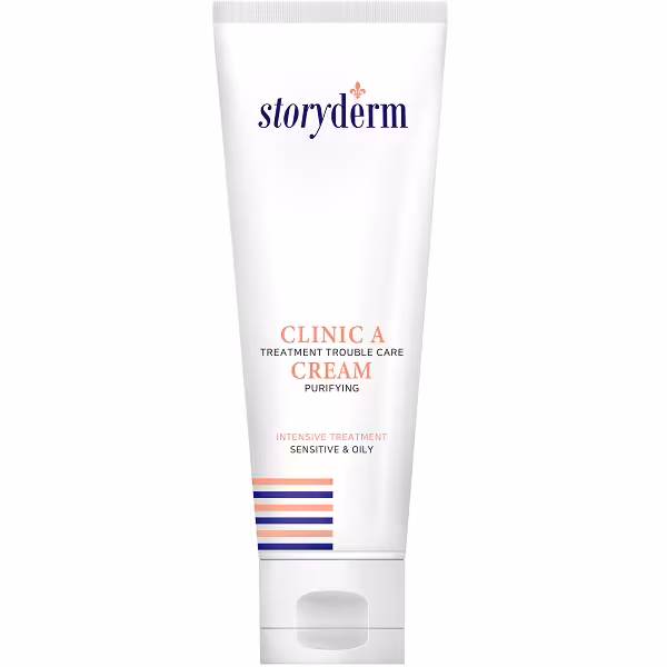 کرم مرطوب کننده پوست چرب و جوش دار استوری درم Storyderm لاین کلینیک آ Clinic-A حجم کابین 220 میل