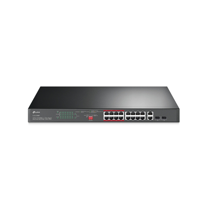 سوئیچ 16پورت PoE تی پی لینک TL-SL1218MP