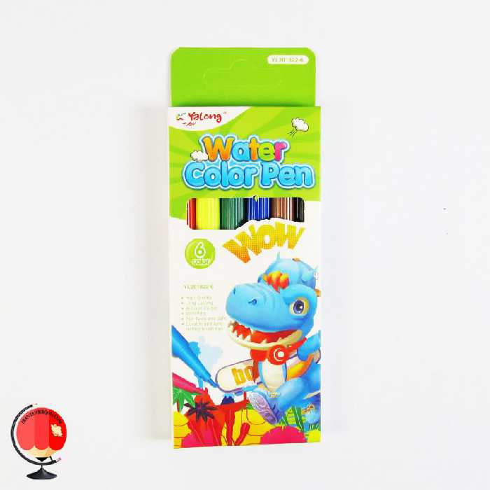 ماژیک رنگ آمیزی 6 رنگ یالونگ طرح دایناسور