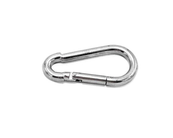 قلاب کارابین استیل سایز 8