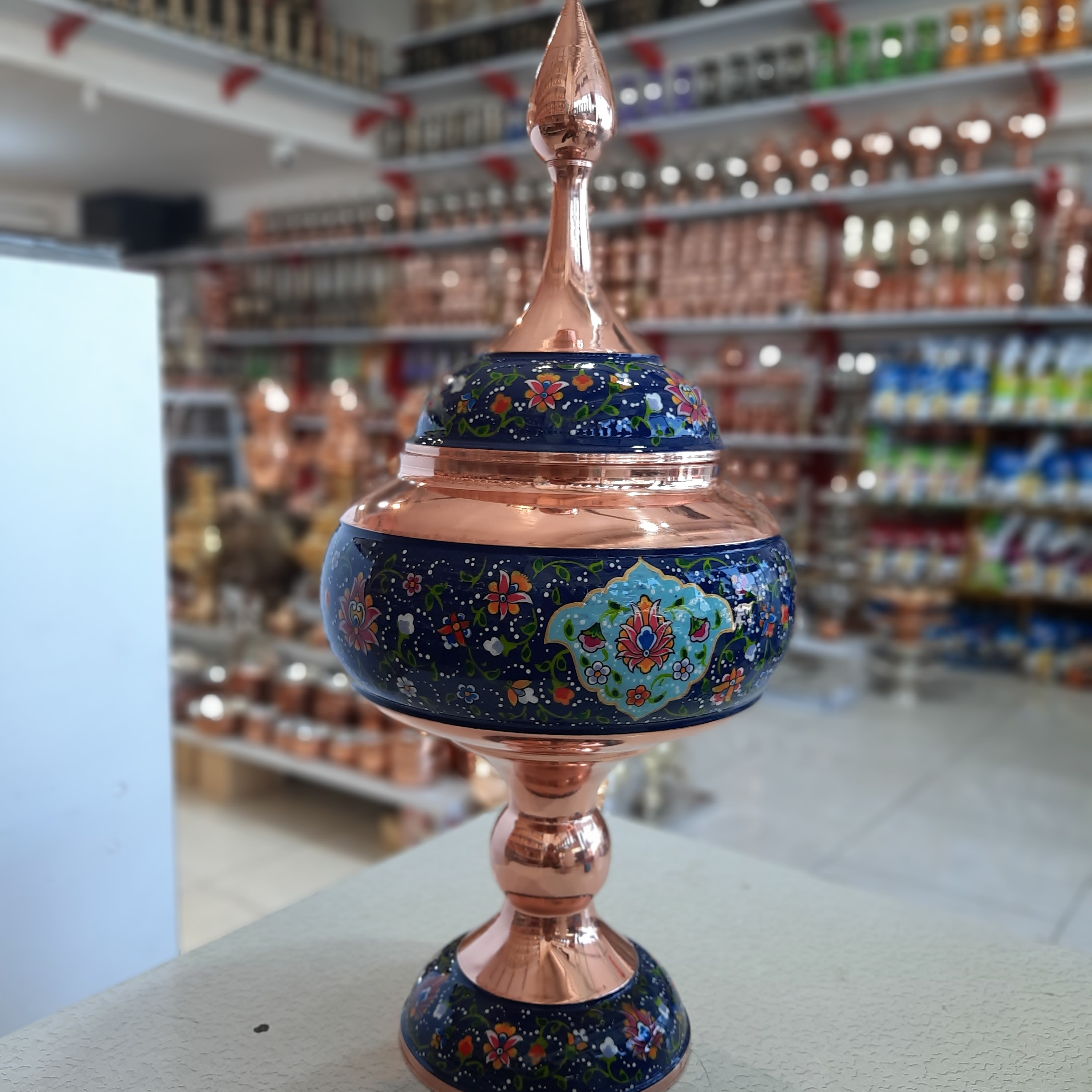 آجیل خوری مینا کاری سایز بزرگ