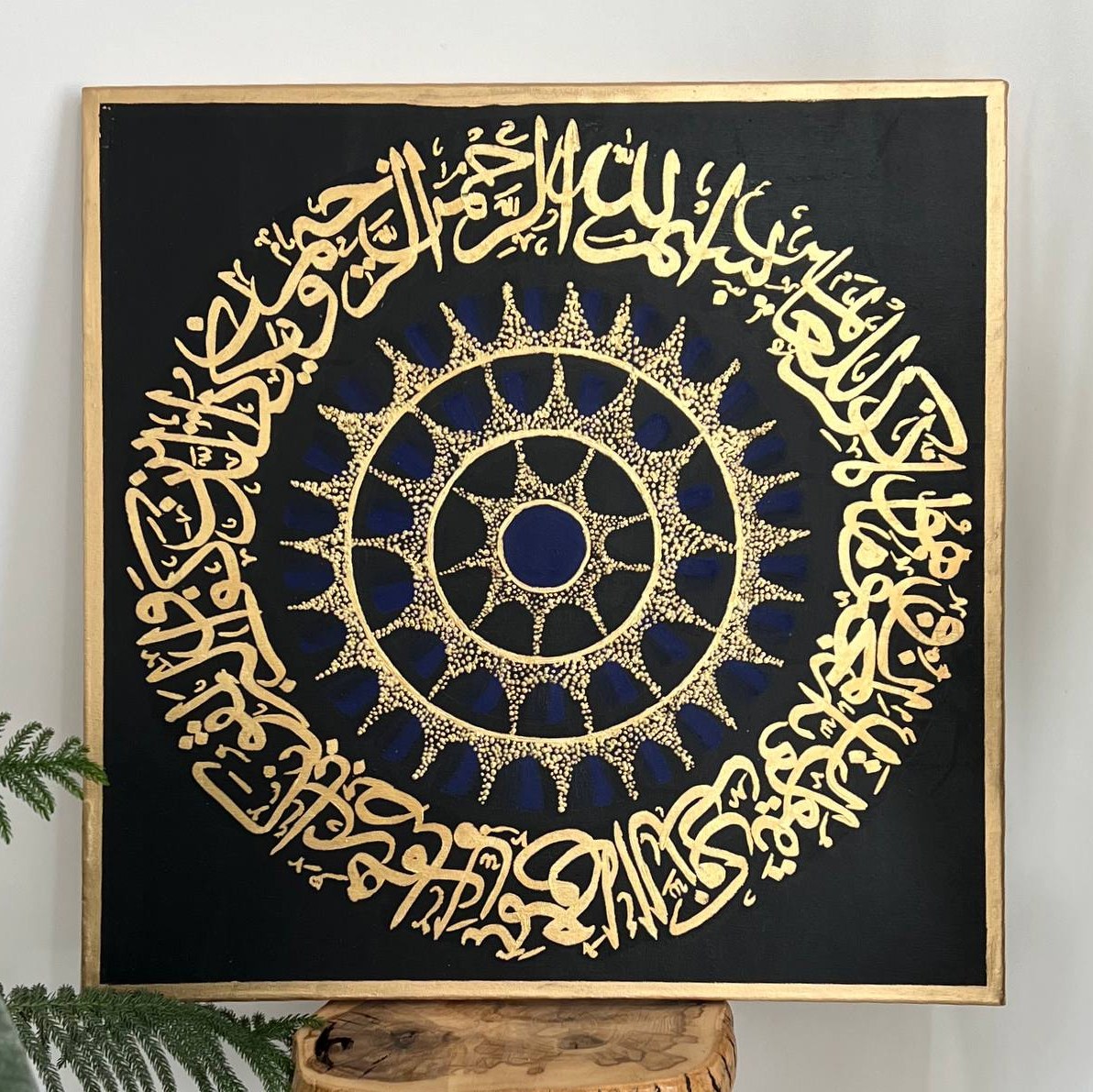 تابلو دکوراتیو طرح وانیکاد سایز  70در 70