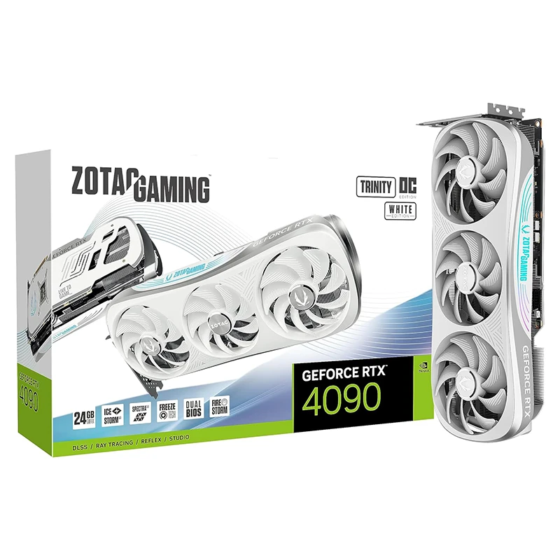 کارت گرافیک ZOTAC GAMING GeForce RTX 4090 Trinity OC White Edition 24GB | آی تی هوم