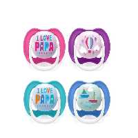 پستانک ارتودنسی دو عددی نوزادی 18-6 ماه مدل ultra air happy فیلیپس اونت philips avent