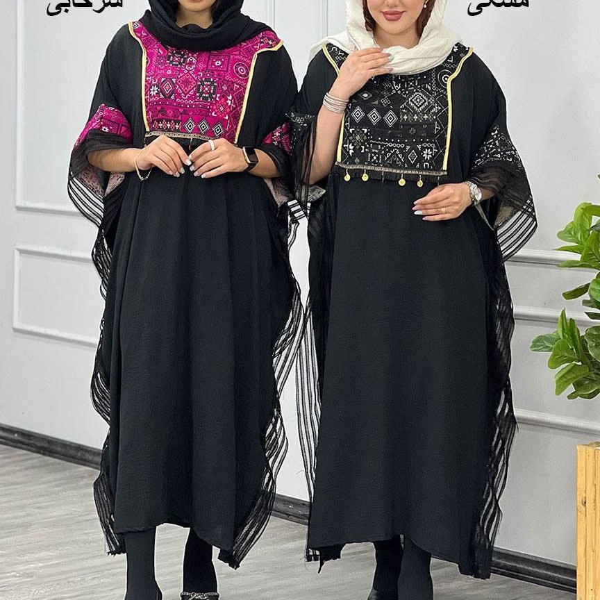 مانتو عبایی مدل الیکا ارسال رایگان وفوری