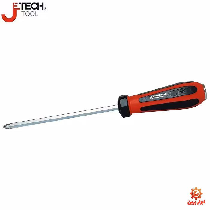 پیچ گوشتی ضربه خور چهارسو جتک GTH6-150mm