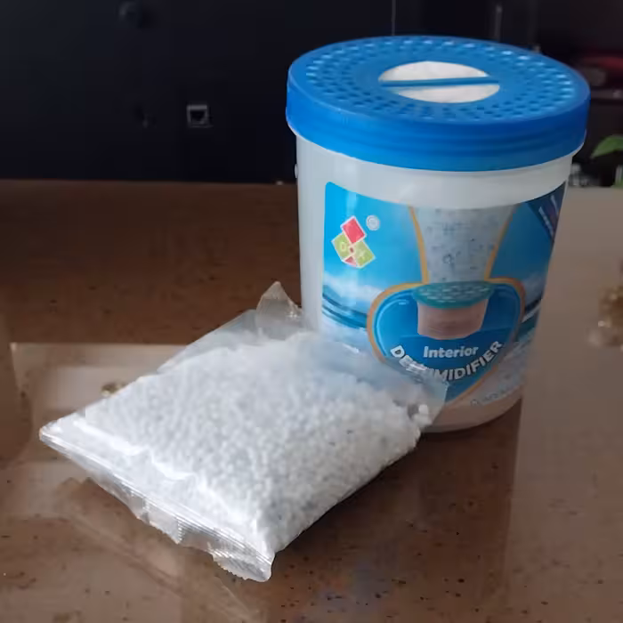  رطوبت گیر DX  ظرفی همراه با مواد داخل دو محصول در یک محصول ظرف رطوبت گیر به همراه دو کیسه مواد رطوبت گیر