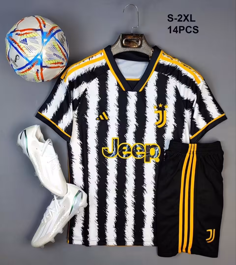 کیت اول یوونتوس فصل 2024-2023 (پیراهن شورت) ورژن هواداری