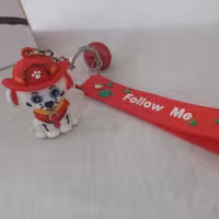 سرکلیدی سیلیکونی طرح سگ نگهبان مدل follow me