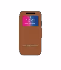 کیف کلاسوری موشی مدل sensecover caramel brown مناسب گوشی iphone x