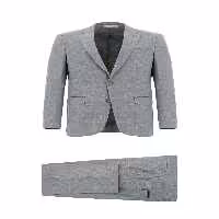 کت وشلوار خاکستری مردانه و شلوار الگوی کلاسیک Kiğılı