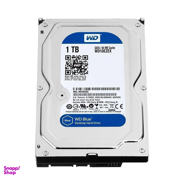 هارد دیسک اینترنال وسترن دیجیتال مدل WD Blue ظرفیت 1 ترابایت