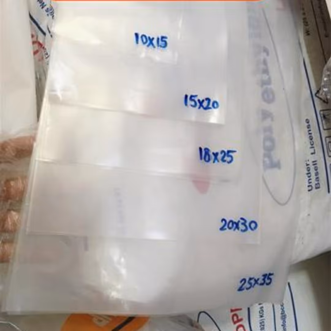 نایلون ضخیم بسته 25 کیلویی سایز 15 در 20  ارسال بصورت پس کرایه