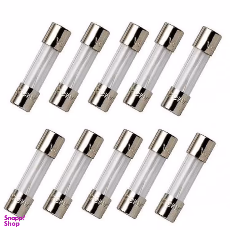 فیوز شیشه‌ ای 5 آمپر بسته 10 عددی