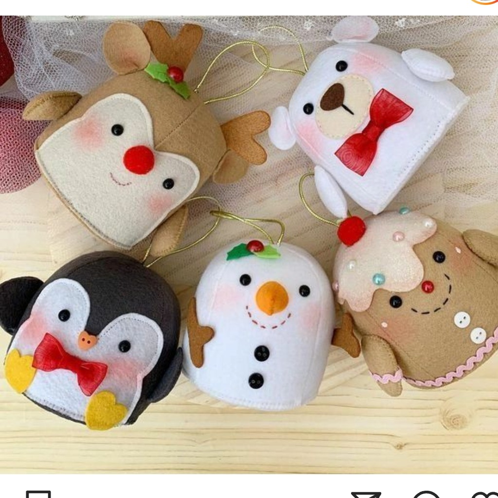 عروسک آدم برفی عروسک درخت عروسک آدم برفی عروسک پنگوئن عروسک مرد برفی عروسک خرس قطبی عروسک نان زنجبیلی
