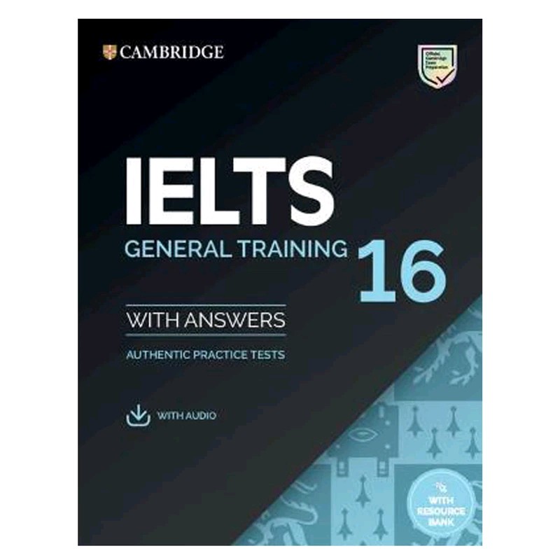 کتاب زبان آیلتس کمبریج 16 جنرال  Ielts cambridge 16 general