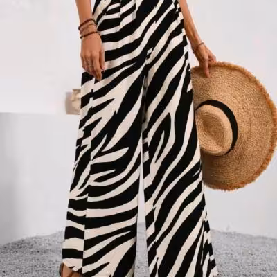 شلوار بگ مازراتی طرحدار