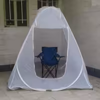 پشه بند حریر ریز بافت 4 چهار نفره نوار ابریشم