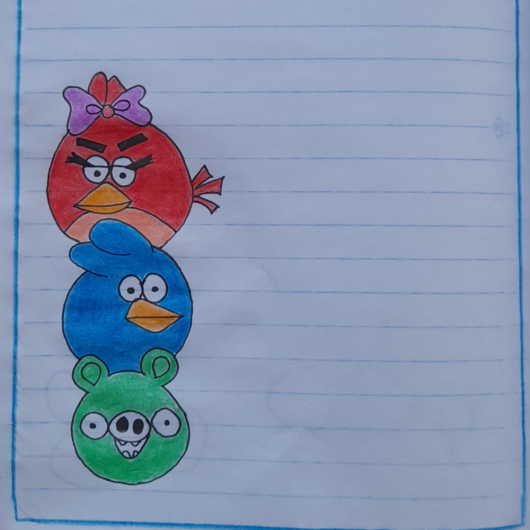 دفتر مشق دخترانه و پسرانه