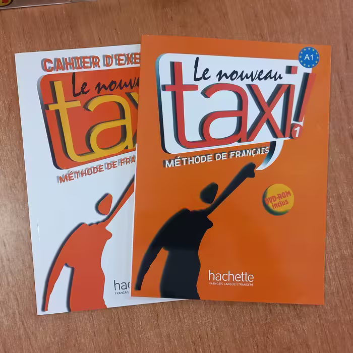 کتاب فرانسه تکسی 1 le nouveau taxi به همراه کتاب کار 