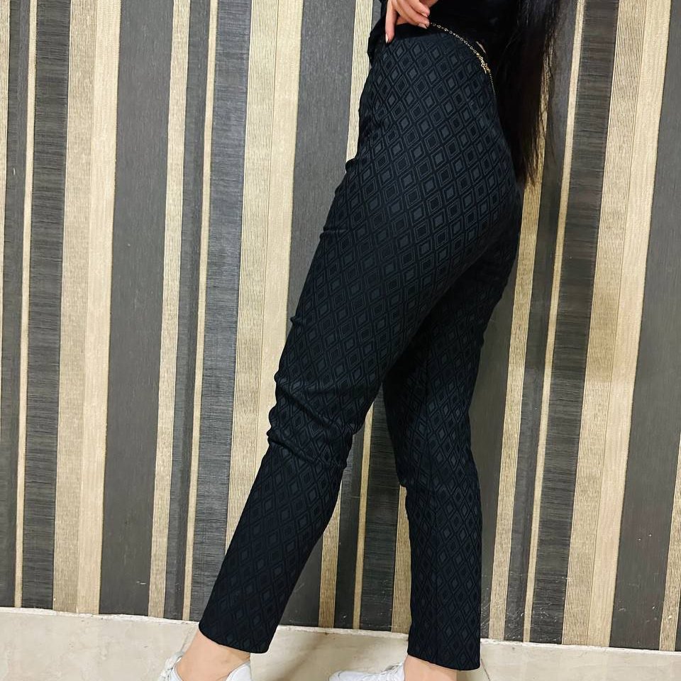 شلوار زنانه کتان کش