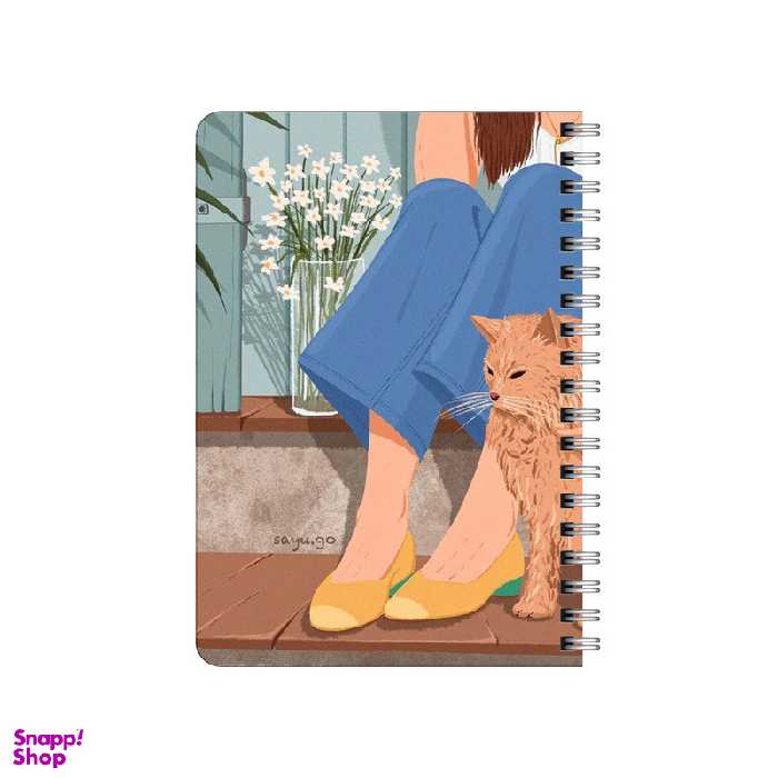 دفترچه یادداشت بامبیلیپ مدل پله خانه و گل ها  کد 8901069